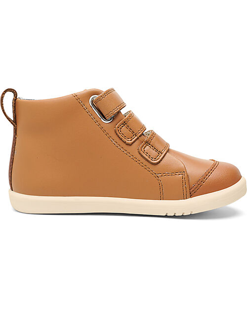 Bobux I Walk Hi Court Shoe - Caramel - Expert Walkers Shoes
