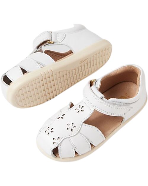 Bobux I Walk Holly Sandals - White - Premium Leather - Advanced Walkers Sandals