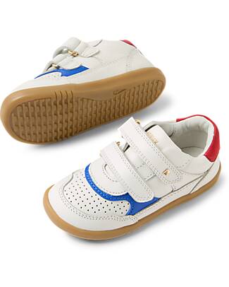 Bobux I Walk Hunter Shoe - White Salsa - Nubuck Leather - Advanced Walkers Shoes