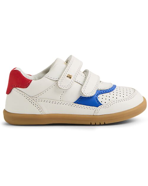 Bobux I Walk Hunter Shoe - White Salsa - Nubuck Leather - Advanced Walkers Shoes