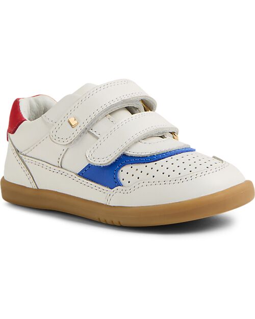 Bobux I Walk Hunter Shoe - White Salsa - Nubuck Leather - Advanced Walkers Shoes