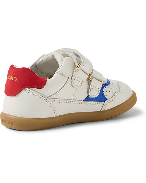 Bobux I Walk Hunter Shoe - White Salsa - Nubuck Leather - Advanced Walkers Shoes