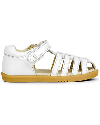 Bobux I-Walk Jump Sandal - White - Super flexible sole! Special Occasion