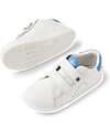 Bobux I Walk Maverick Shoes - White and Azure - Premium Leather - Advanced Walkers Shoes
