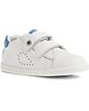 Bobux I Walk Maverick Shoes - White and Azure - Premium Leather - Advanced Walkers Shoes