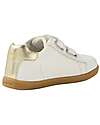 Bobux I Walk Maverick Shoes - White and Gold - Premium Leather - Advanced Walkers Shoes