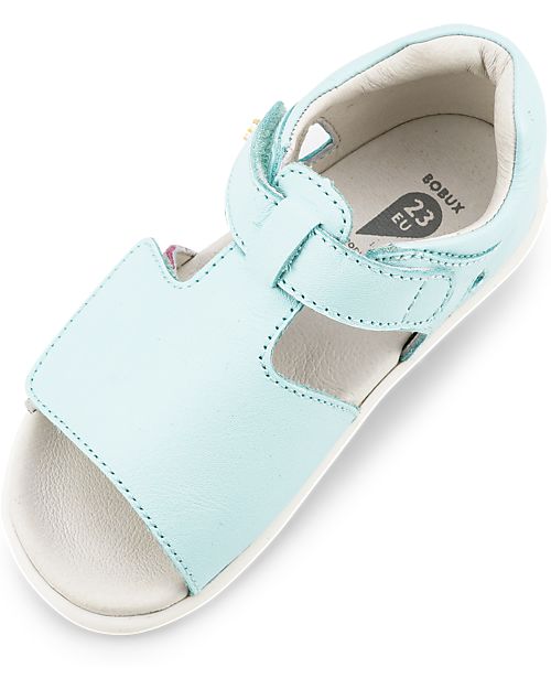 Bobux I-Walk Mirror Sandal - Mist/Dusk Pearl Rainbow - Quickdry Leather Sandals