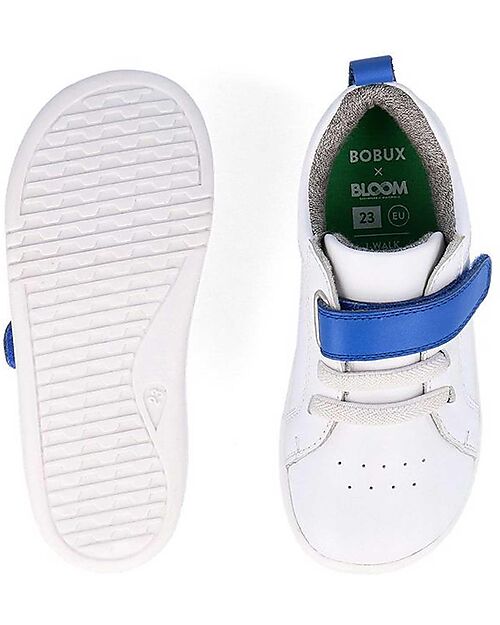 Bobux I Walk Pace Shoes - Optical White and Orchid Shoes