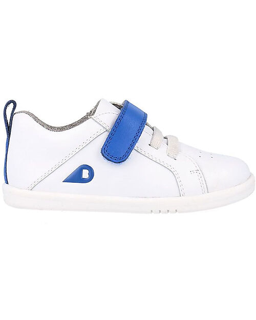 Bobux I Walk Pace Shoes - Optical White and Orchid Shoes