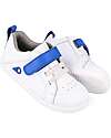 Bobux I Walk Pace Shoes - Optical White and Orchid Shoes