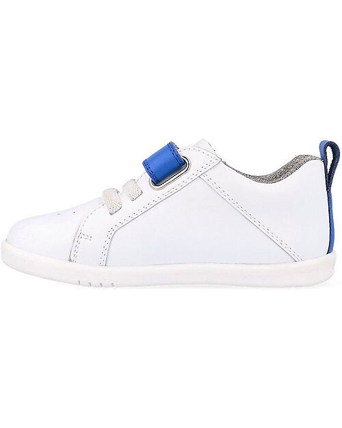 Bobux I Walk Pace Shoes - Optical White and Orchid Shoes