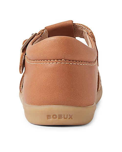 Bobux I Walk Petal sandals - Caramel - with Flower Sandals