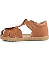Bobux I Walk Petal sandals - Caramel - with Flower Sandals