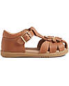 Bobux I Walk Petal sandals - Caramel - with Flower Sandals