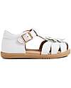 Bobux I Walk Petal Sandals - White - with Flowers - Super flexible sole! Sandals