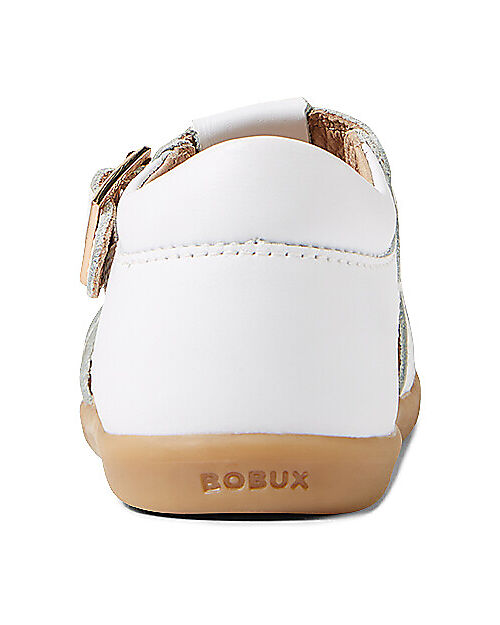 Bobux I Walk Petal Sandals - White - with Flowers - Super flexible sole! Sandals