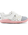 Bobux I-Walk Play Aktiv Shoe, White/Gold Splash - Super flexible sole! Shoes