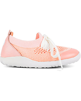Bobux I-Walk Play Knit Shoe - Dusk/Vanilla - Stretchy Knitted Midsection! Shoes