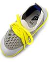 Bobux I-Walk Play Knit Shoe - Grey/White - Stretchy Knitted Midsection! Shoes