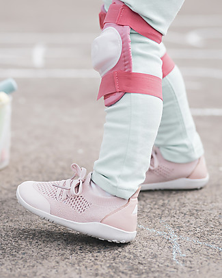 Bobux I-Walk Play Knit Shoe - Seashell - Stretchy Knitted Midsection! Shoes
