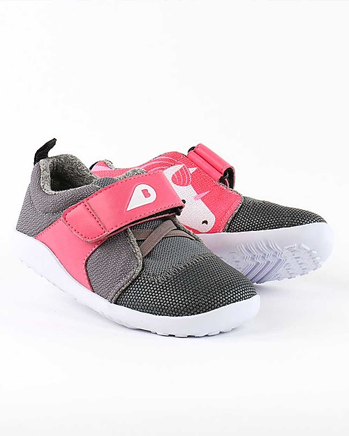 Bobux I-Walk Play Shoe, Blaze Unicorn Fuchsia - Super flexible sole! Shoes