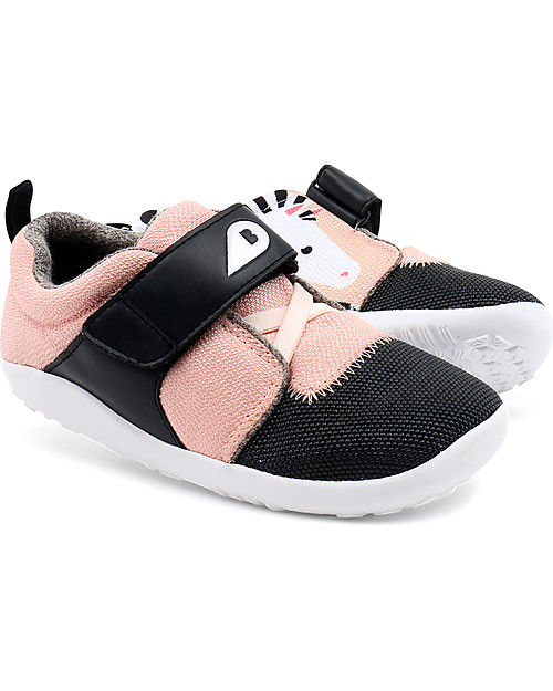 Bobux I-Walk Play Shoe, Blaze Zebra Pink/Grey - Super flexible sole! Shoes