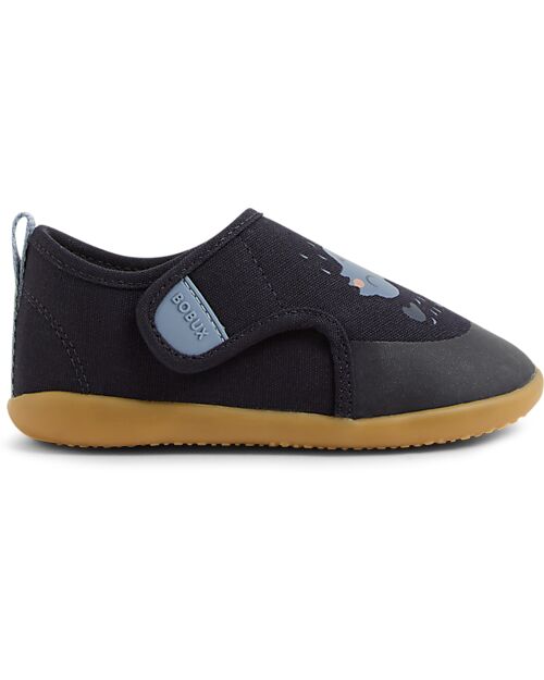 Bobux I Walk Pure Nook Indoor Shoe - Howl - Navy - Perfect Slippers at Home or at School Slippers