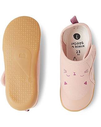 Bobux I Walk Pure Nook Indoor Shoe - Kitty - Rose Smoke - Perfect Slippers at Home or at School Slippers