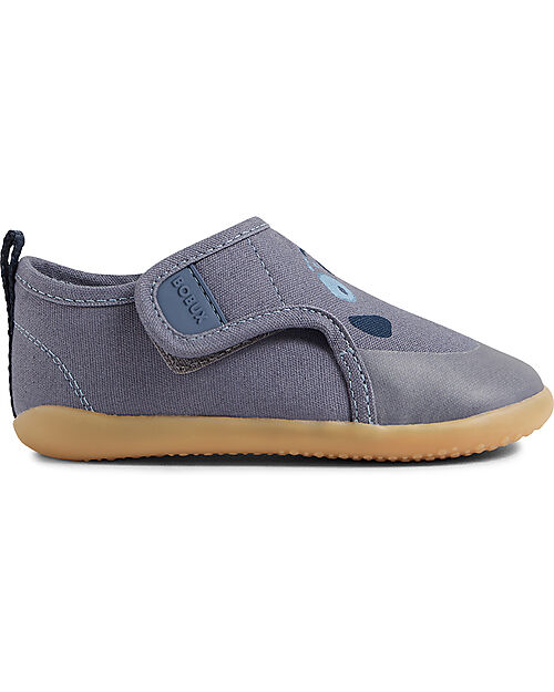 Bobux I Walk Pure Nook Indoor Shoe - Puppy - Vintage Indigo - Perfect Slippers at Home or at School Slippers