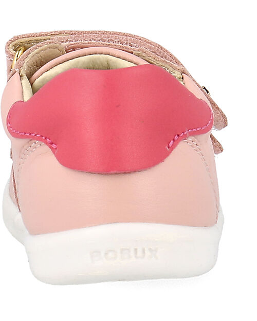 Bobux I Walk Riley Shoe - Seashell and Guava - Expert Walkers Sneakers