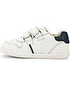 Bobux I Walk Riley Shoe - White and Navy - Expert Walkers Sneakers