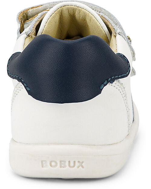 Bobux I Walk Riley Shoe - White and Navy - Expert Walkers Sneakers