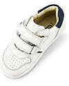Bobux I Walk Riley Shoe - White and Navy - Expert Walkers Sneakers