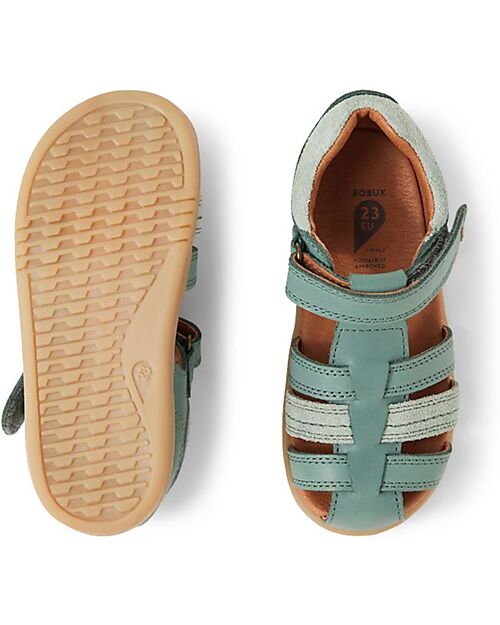 Bobux I-Walk Roam Sandal - Iceberg Green - Super flexible sole! Sandals