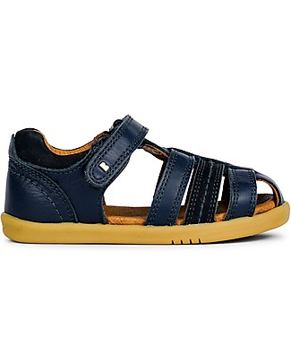 Bobux I-Walk Roam Sandal - Navy Blue - Super flexible sole! Shoes