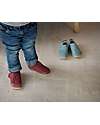 Bobux I Walk Shoe - Chilli - Organic Cotton - Perfect Slippers at Home or in Kindergarten! Slippers
