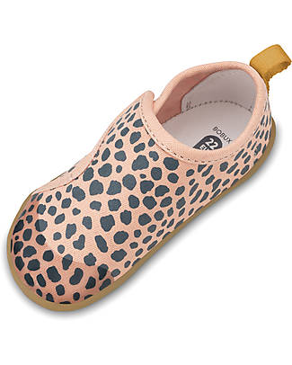 Bobux I Walk Shoe - Dusk Dalmation - Organic Cotton - Perfect Slippers at Home or in Kindergarten! Slippers