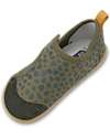 Bobux I Walk Shoe - Dusk Olive Dalmation - Organic Cotton - Perfect Slippers at Home or in Kindergarten! Slippers