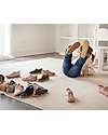 Bobux I Walk Shoe - Dusk Olive Dalmation - Organic Cotton - Perfect Slippers at Home or in Kindergarten! Slippers