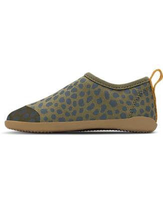 Bobux I Walk Shoe - Dusk Olive Dalmation - Perfect Slippers at Home or in Kindergarten! Slippers