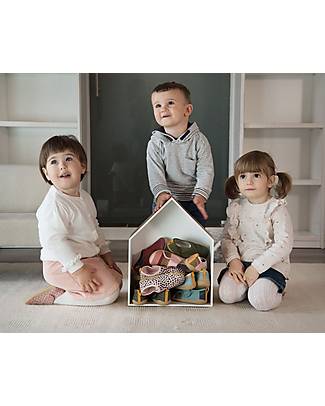 Bobux I Walk Shoe - Dusk Olive - Organic Cotton - Perfect Slippers at Home or in Kindergarten! Slippers