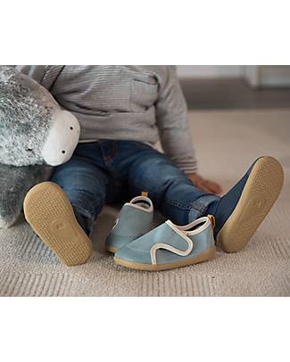 Bobux I Walk Shoe - Midnight - Organic Cotton - Perfect Slippers at Home or in Kindergarten! Slippers