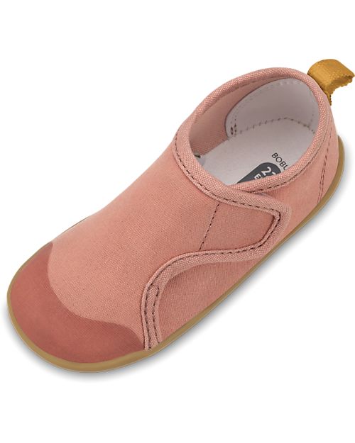 Bobux I Walk Shoe - Rose - Organic Cotton - Perfect Slippers at Home or in Kindergarten! Slippers