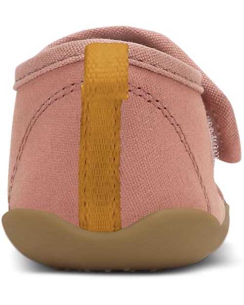 Bobux I Walk Shoe - Rose - Organic Cotton - Perfect Slippers at Home or in Kindergarten! Slippers