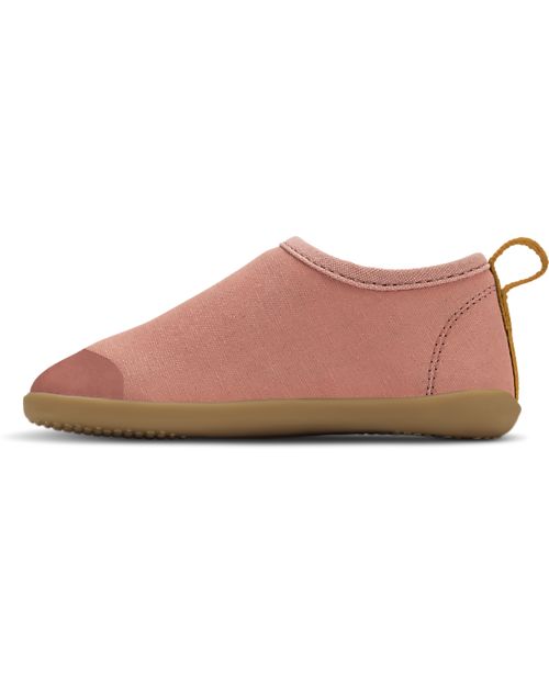 Bobux I Walk Shoe - Rose - Organic Cotton - Perfect Slippers at Home or in Kindergarten! Slippers