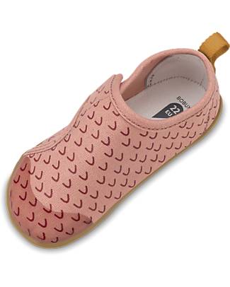 Bobux I Walk Shoe - Rose Wings - Organic Cotton - Perfect Slippers at Home or in Kindergarten! Slippers