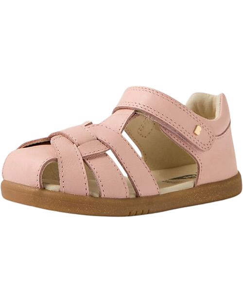Bobux I Walk Skip Twist Sandals - Cameo Rose - Premium Leather - Advanced Walkers Shoes
