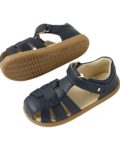 Bobux I Walk Skip Twist Sandals - Navy - Premium Leather - Advanced Walkers Sandals