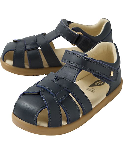 Bobux I Walk Skip Twist Sandals - Navy - Premium Leather - Advanced Walkers Sandals