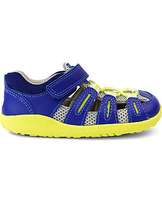 Bobux I-Walk Summit Sandal - Blueberry/Neon - Aktiv Sole for All Terrain! Shoes